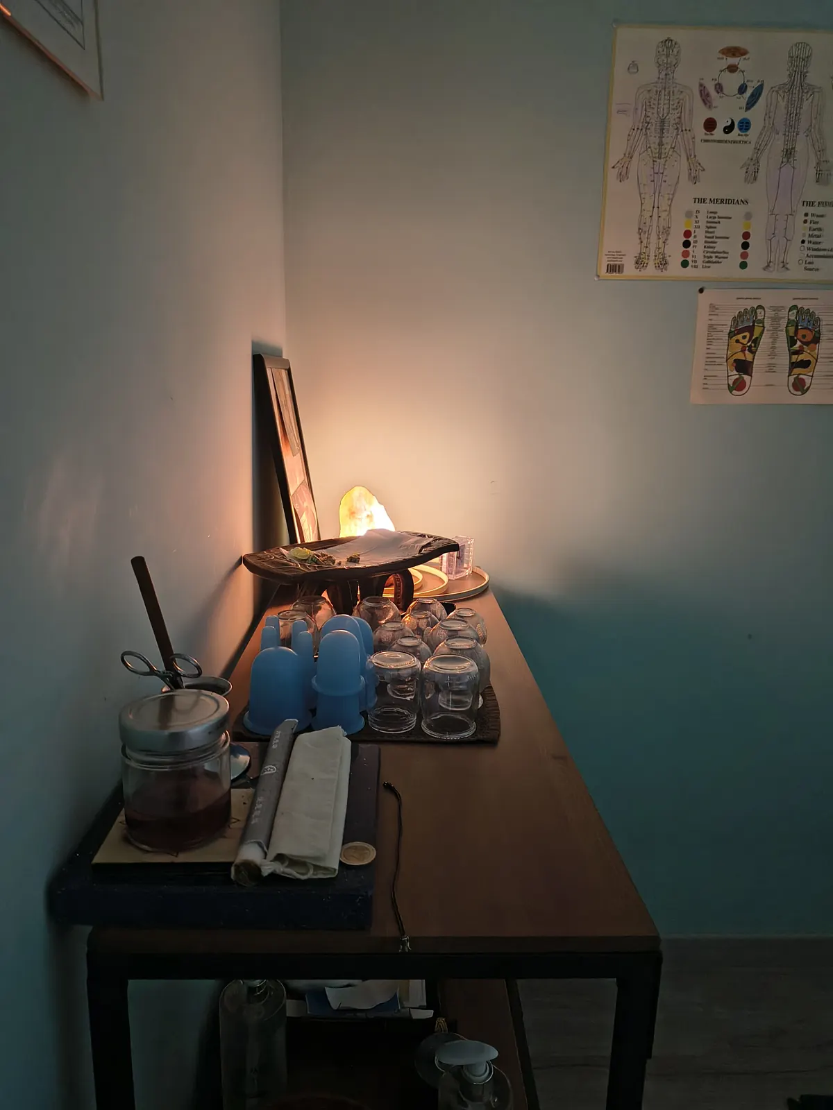 Postazione per coppettazione